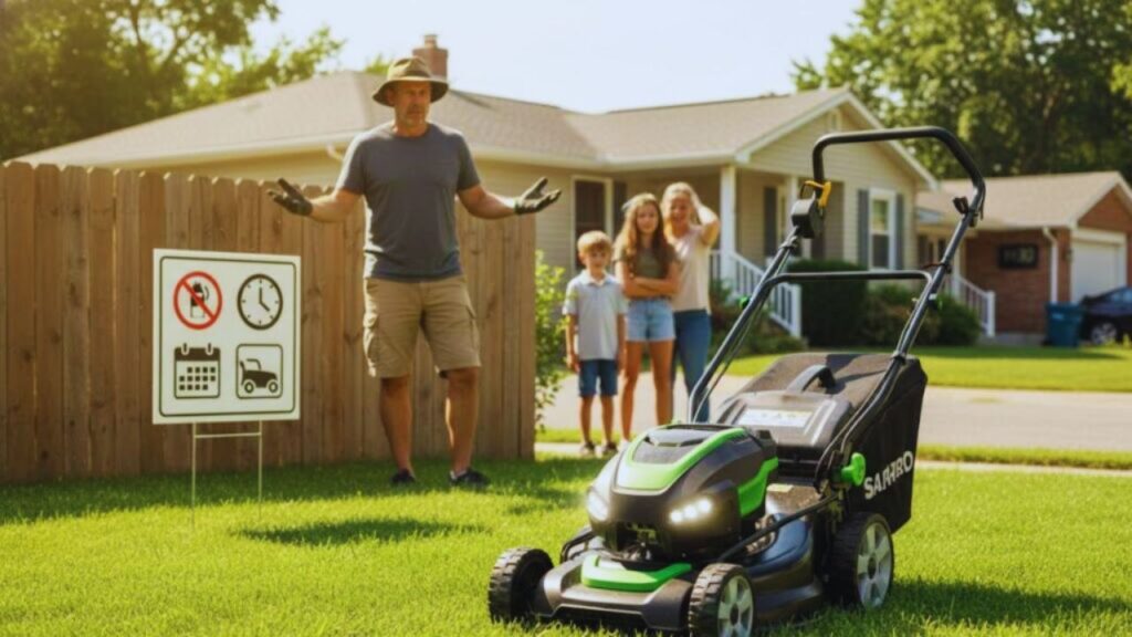 Bad news for homeowners: starting April 20, a new rule bans lawn mowing between noon and 4 p.m., with fines at stake