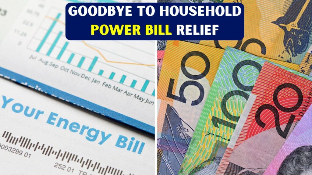 Goodbye to Household Power Bill Relief